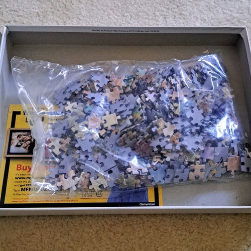 Clementoni puzzle 500 pieces unicorns at sunset like new