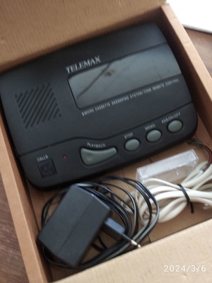 Cordless phone and answering machine used