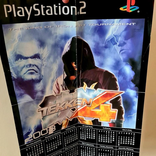 Playstation2/Tekken4 poster used