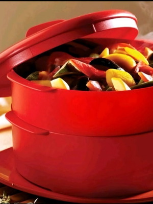 Tupperware steam cooker new with 2 tiers