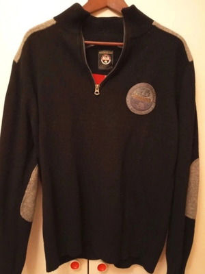 Napapijri sweater used, size XXL, black
