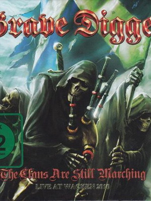 Grave Digger The Clans Are Still Marching DVD and CD used, live at Wacken 2010