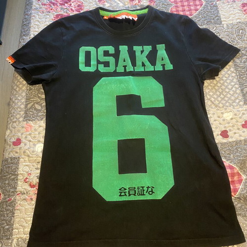 T-shirt Superdry size L like new, black