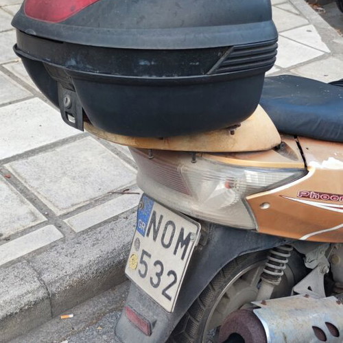 Haojin 150cc scooter, silver, 25,000 km