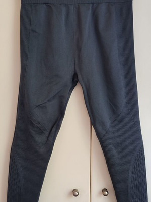 H&M Sport seamless leggings used, petrol color, size XL
