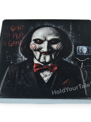 Saw Billy the Puppet Κεραμικό μαγνητάκι ψυγείου 57×57 mm καινούργιο