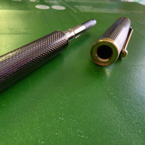 Playboy Vintage Pen used, Gunmetal Grey and Gold