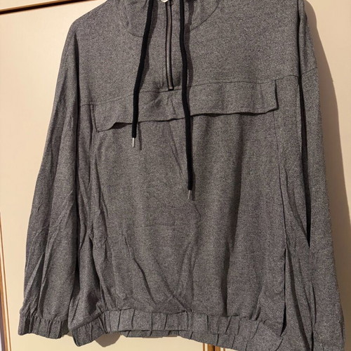 Hooded sweatshirt like new, size L, blue
