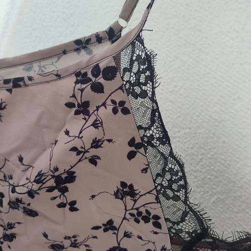 Shein women's pink summer lace camisole top XXL new