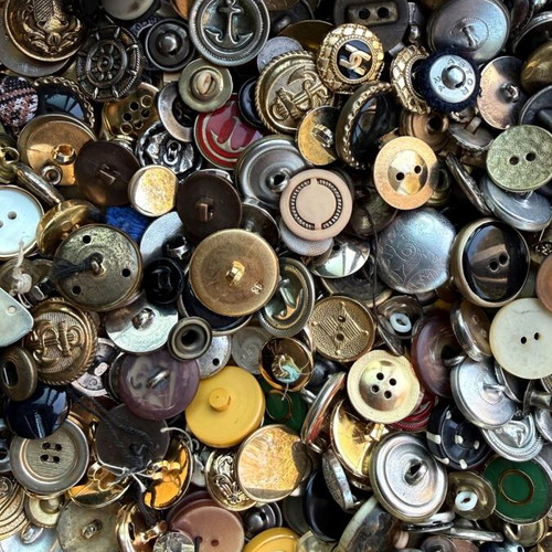Vintage and vintage-style button collection