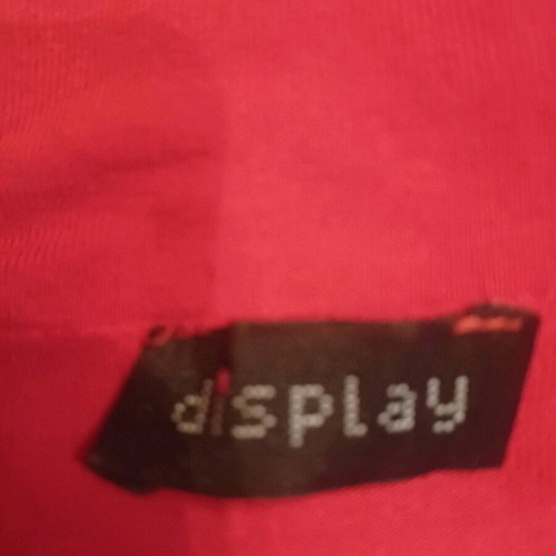 Display blouse red off-shoulder like new, one size