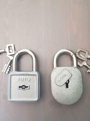 Vintage old-style padlock 60mm new