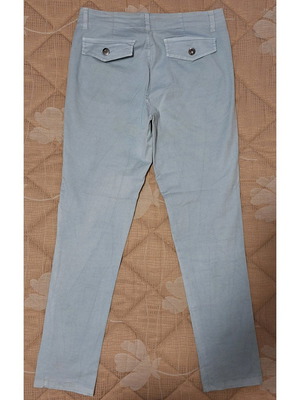 Women's pants used, size S, ciel color