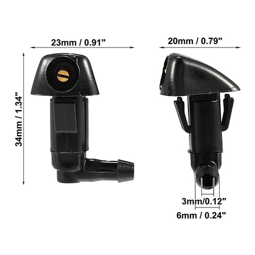 Honda windshield washer nozzles new, set of 2