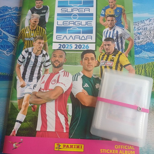 Super League Album 2025-2026 like new with mini dossier and stickers