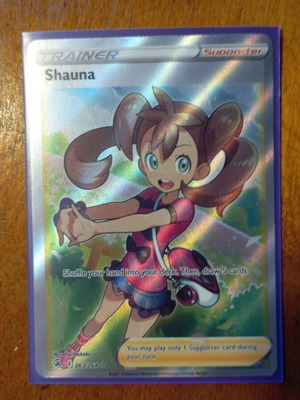 Pokemon Shauna 263/264 Fusion Strike card new