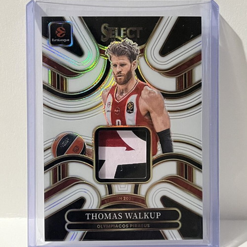 2025-26 Select Euroleague Thomas Walkup Jersey’s Patch like new