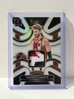 2025-26 Select Euroleague Thomas Walkup Jersey’s Patch like new