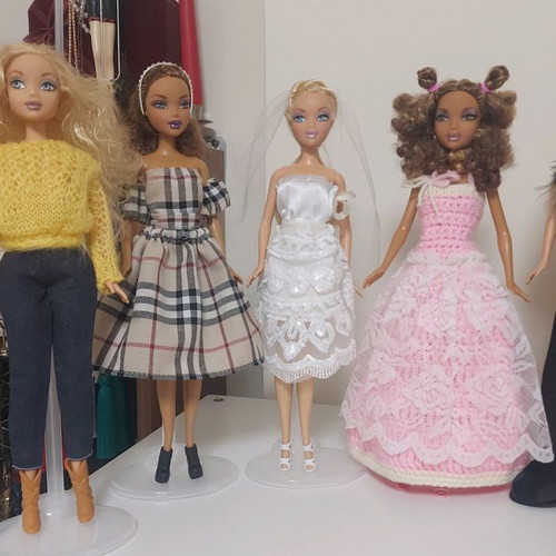 Barbie My Scene vintage dolls used, collection of 25 from 1999