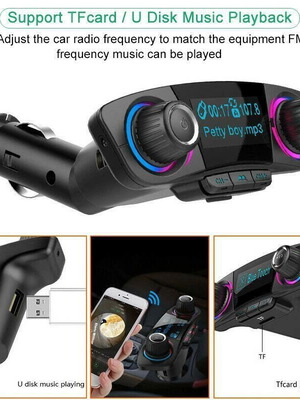 Car kit Hands Free BT06 FM transmitter like new