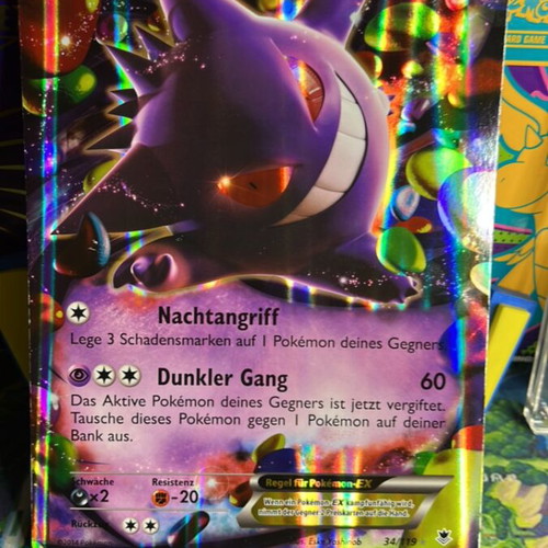 Gengar EX Jumbo Pokemon card
