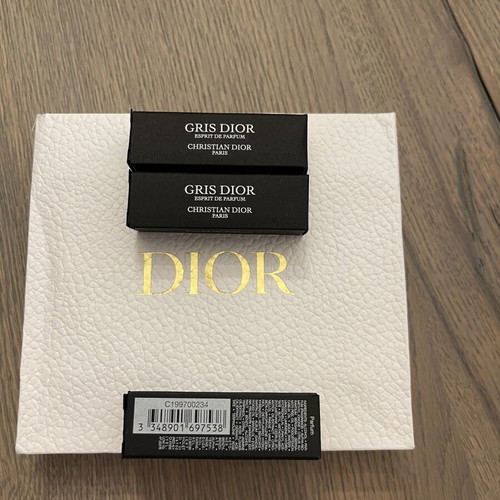 Gris Dior Esprit De Parfum tester set of 3, new