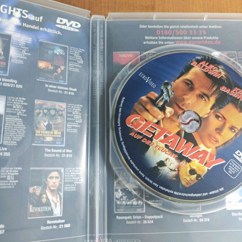 The Getaway DVD like new, action thriller with Alec Baldwin & Kim Basinger