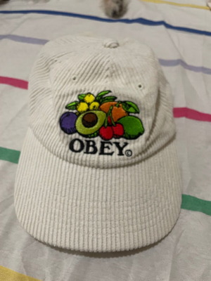 Obey Fruit 6 Cap like new, beige