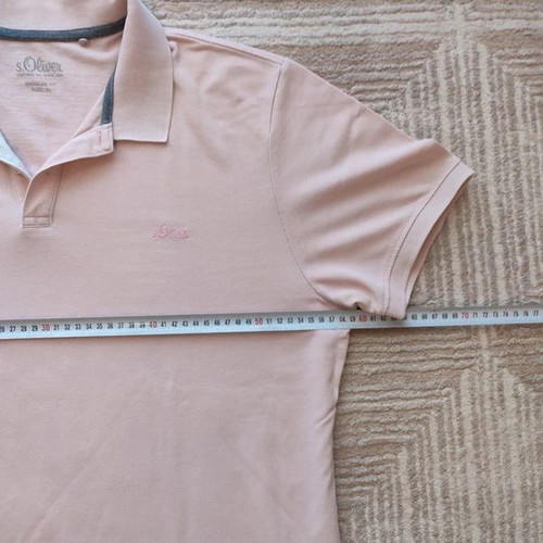 S.Oliver Polo Shirt XL Like New, Soft Salmon Color