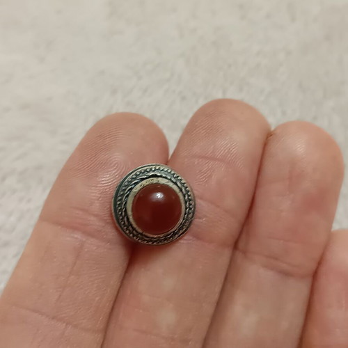 Silver 925 earrings with semi-precious stone like new