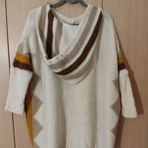 Zara knitted sweater like new, beige, size M/L