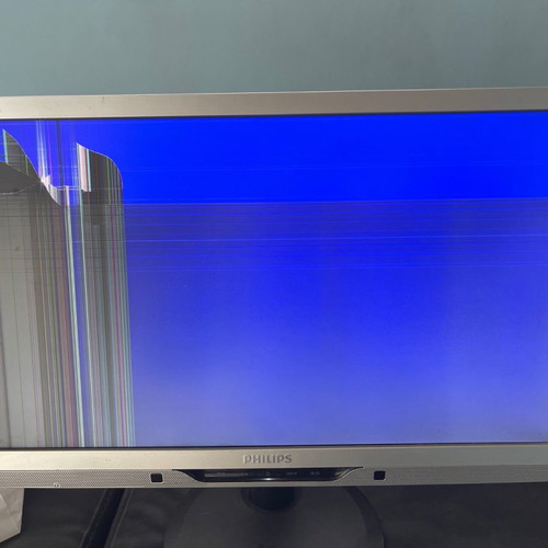 Philips 221B3L LED 21.5" Full HD monitor used with cracked panel
