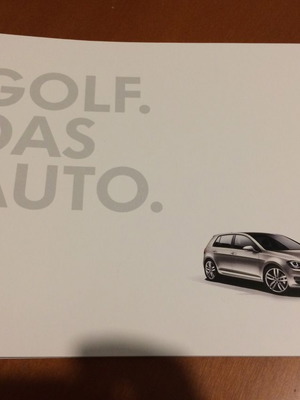 Volkswagen Golf 2016 brochure like new