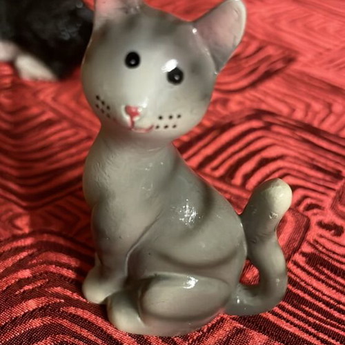 Playful cat figurines set of 5 new