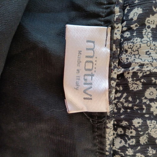 Motivi floral midi dress like new, black with white pattern