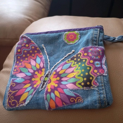 Handbag new, colorful, handmade with decorations