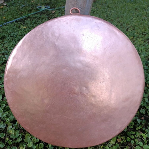 Copper Heavy Handcrafted Hammered Tray like new, Epirus