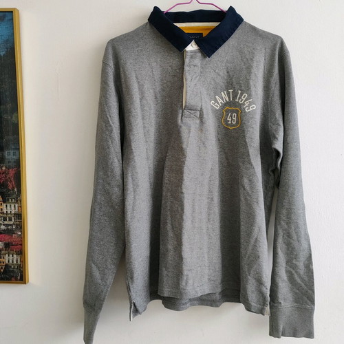 GANT Men's Sweater XL Grey Like New Cotton