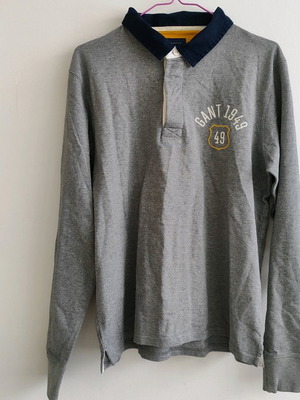 GANT Men's Sweater XL Grey Like New Cotton