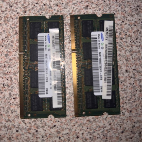 DDR3 Laptop Memory 2GB+2GB used
