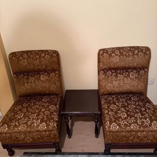 Armchairs used, with and without arms