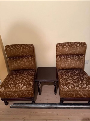 Armchairs used, with and without arms