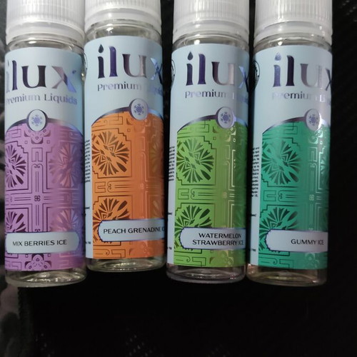 Ilux Ice Series Vape Liquids Set 4 New, 60ml Each