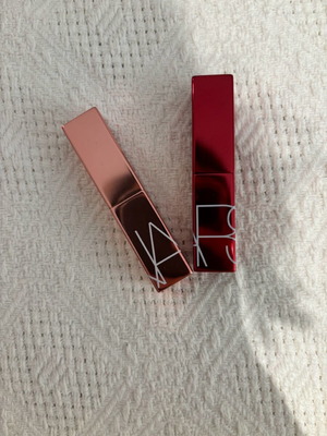 NARS lip balms new, shades dolce vita and turbo