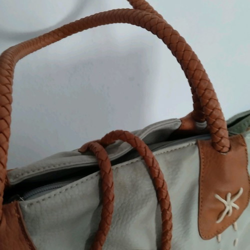 Shoulder bag used, high-quality faux leather in excellent condition