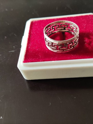 Silver 925 ring new, size 60