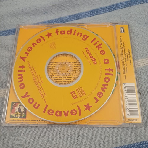 Roxette Fading Like a Flower CD single, pop