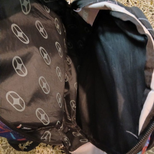 No Fear backpack used with ergonomic design, multicolor