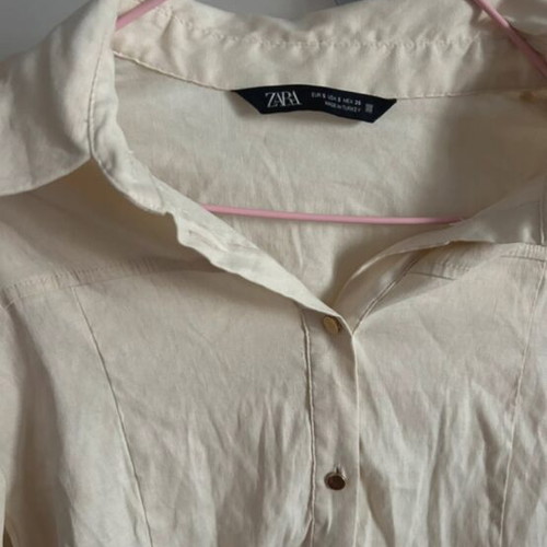 Zara white shirt like new, size S