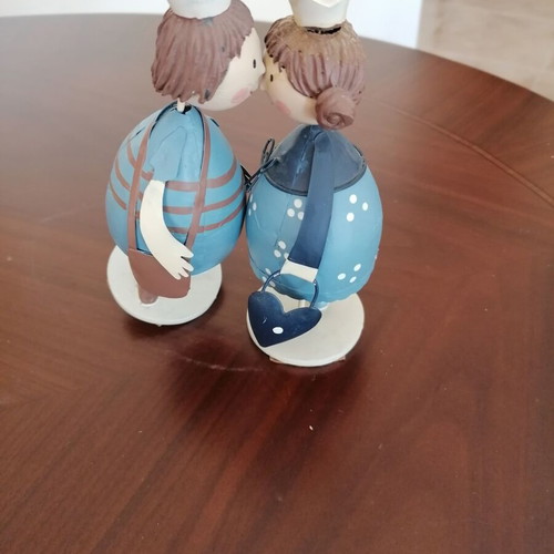 Baden decorative figures new, metal with magnetic connection